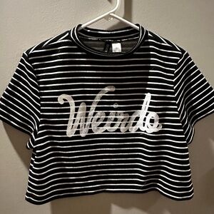 Weirdo. H&M crop top